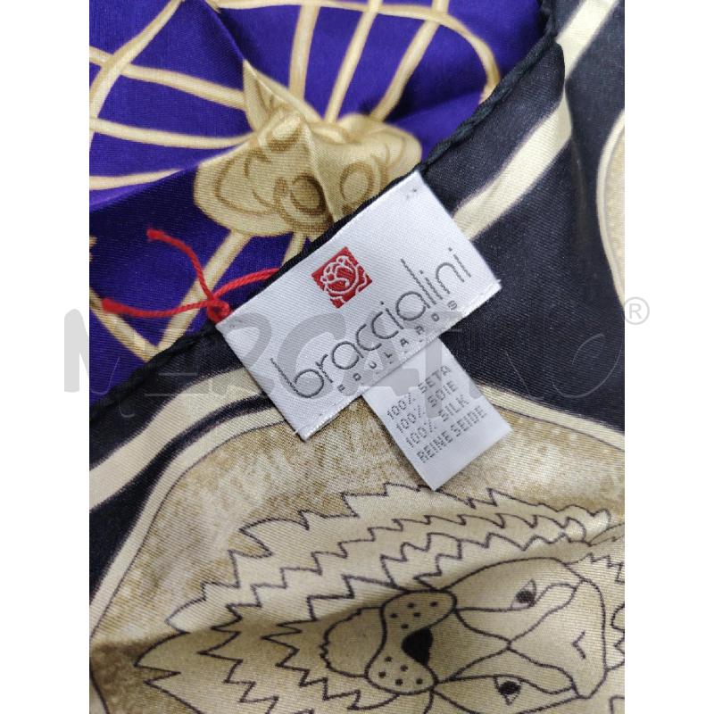 FOULARD BRACCIALINI VIO SVAE THE PANDA CARTELLINO | Mercatino dell'Usato Roma eur 2