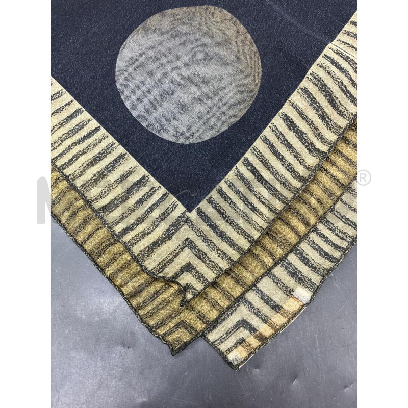 FOULARD BVLGARI NERO POIS PROF RIGHE  | Mercatino dell'Usato Roma eur 2