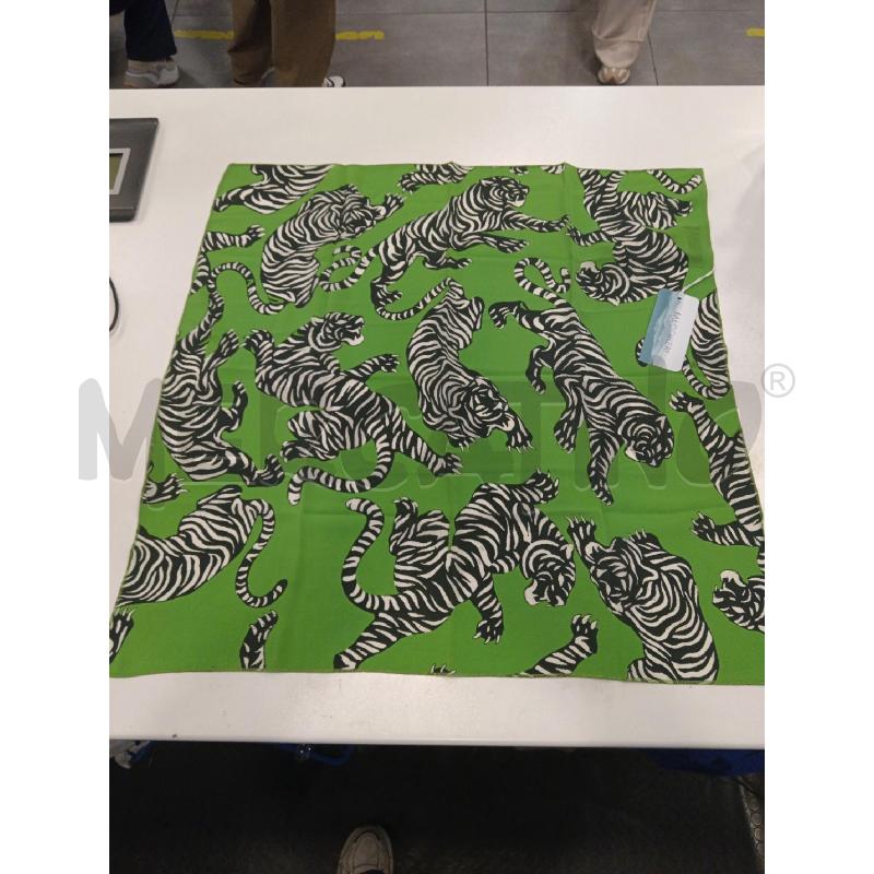 FOULARD FALCONERI SETA VER TIGRI NUOVO | Mercatino dell'Usato Roma eur 1