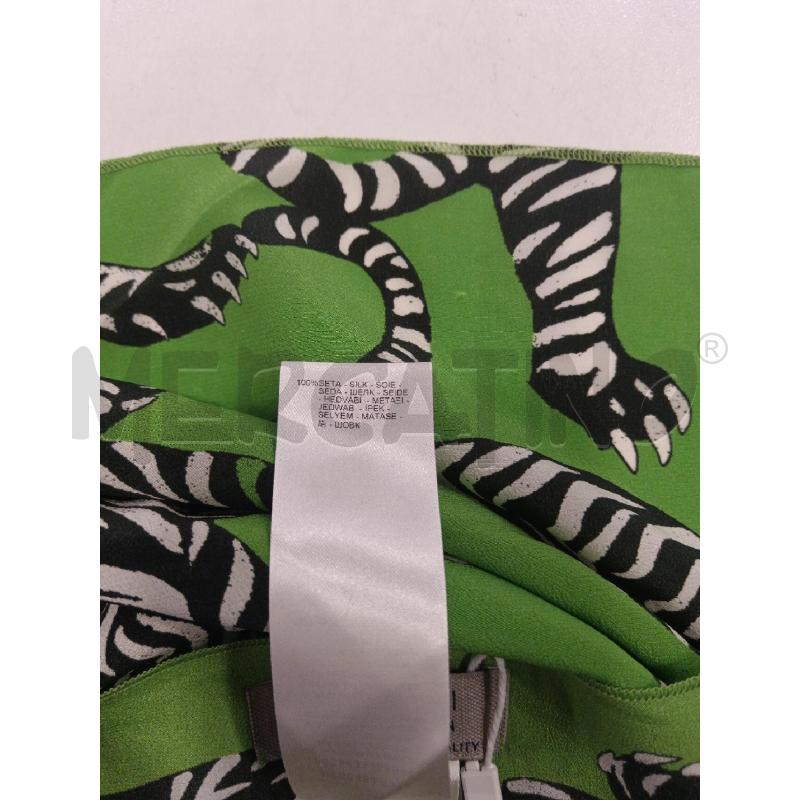 FOULARD FALCONERI SETA VER TIGRI NUOVO | Mercatino dell'Usato Roma eur 5