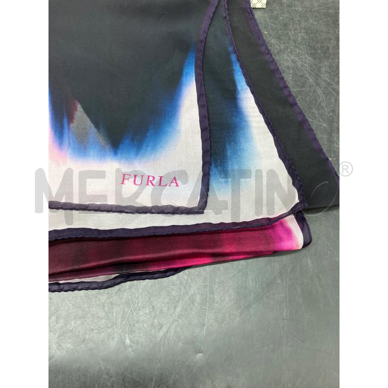 FOULARD FURLA NERO ROSA SCATO | Mercatino dell'Usato Roma eur 2