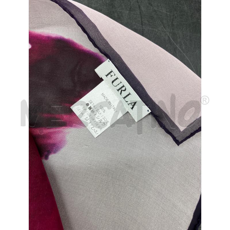 FOULARD FURLA NERO ROSA SCATO | Mercatino dell'Usato Roma eur 3