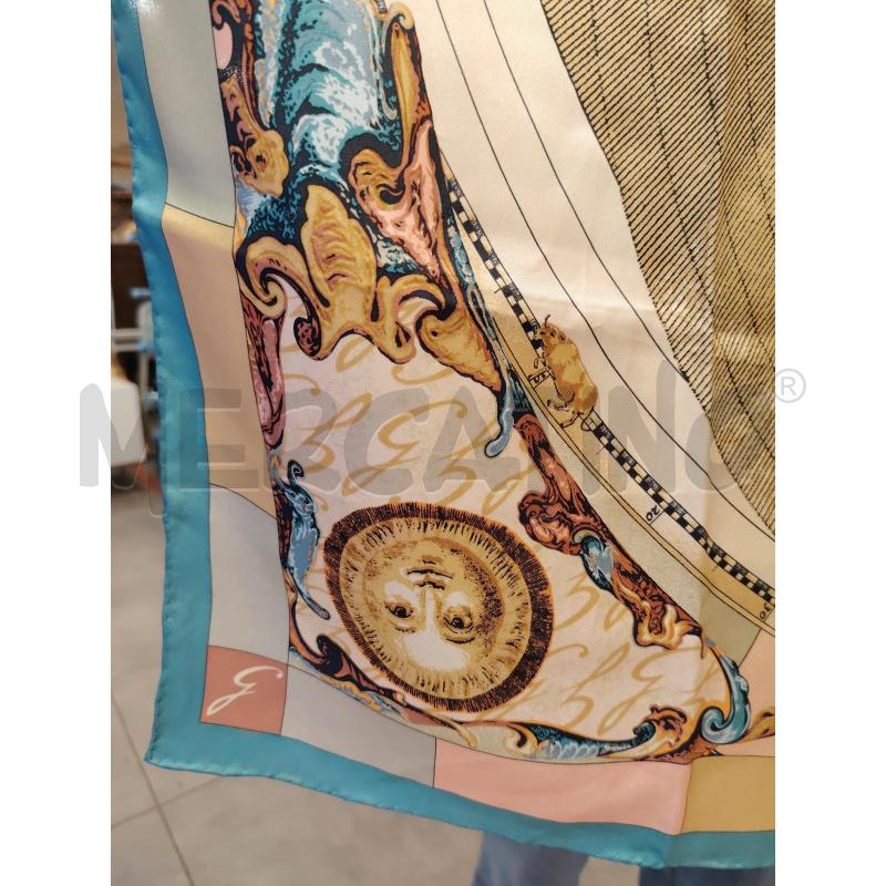 FOULARD GATTINONI PLANETARIO SETA | Mercatino dell'Usato Roma eur 4