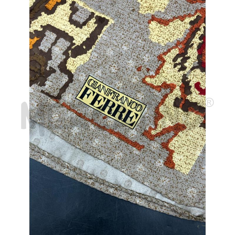 FOULARD GIANFRANCO FERRE FANTASIA FIORI | Mercatino dell'Usato Roma eur 2