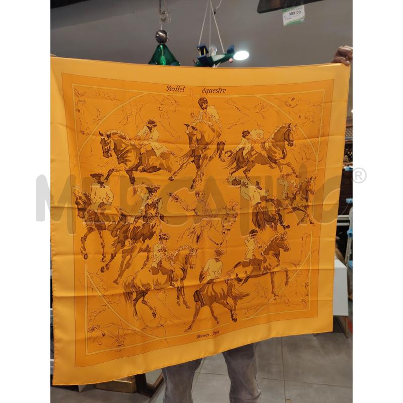 FOULARD HERMES BALLET EQUESTRE ARA | Mercatino dell'Usato Roma eur 2