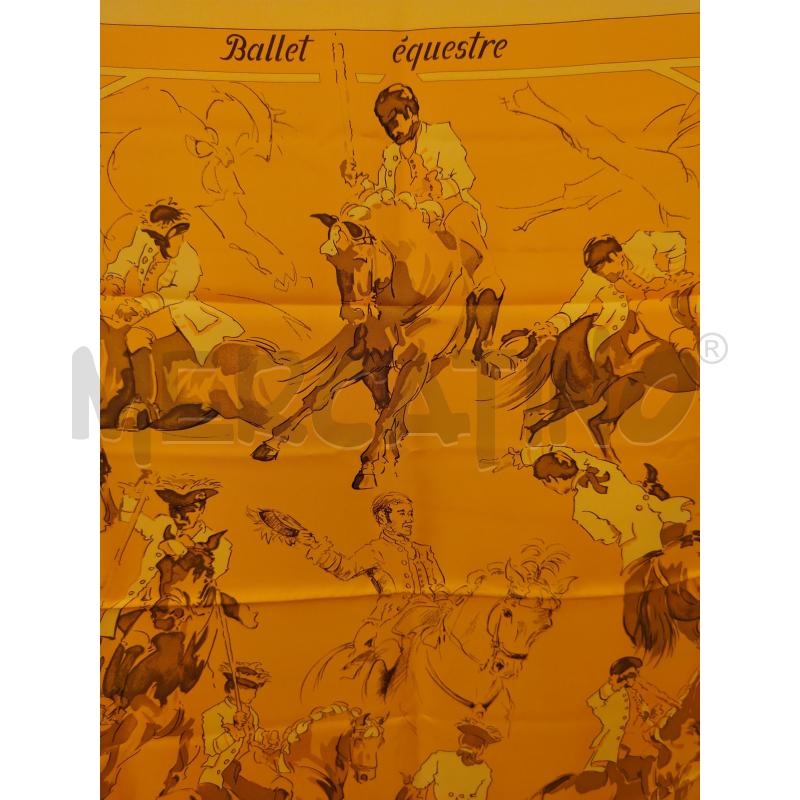 FOULARD HERMES BALLET EQUESTRE ARA | Mercatino dell'Usato Roma eur 4