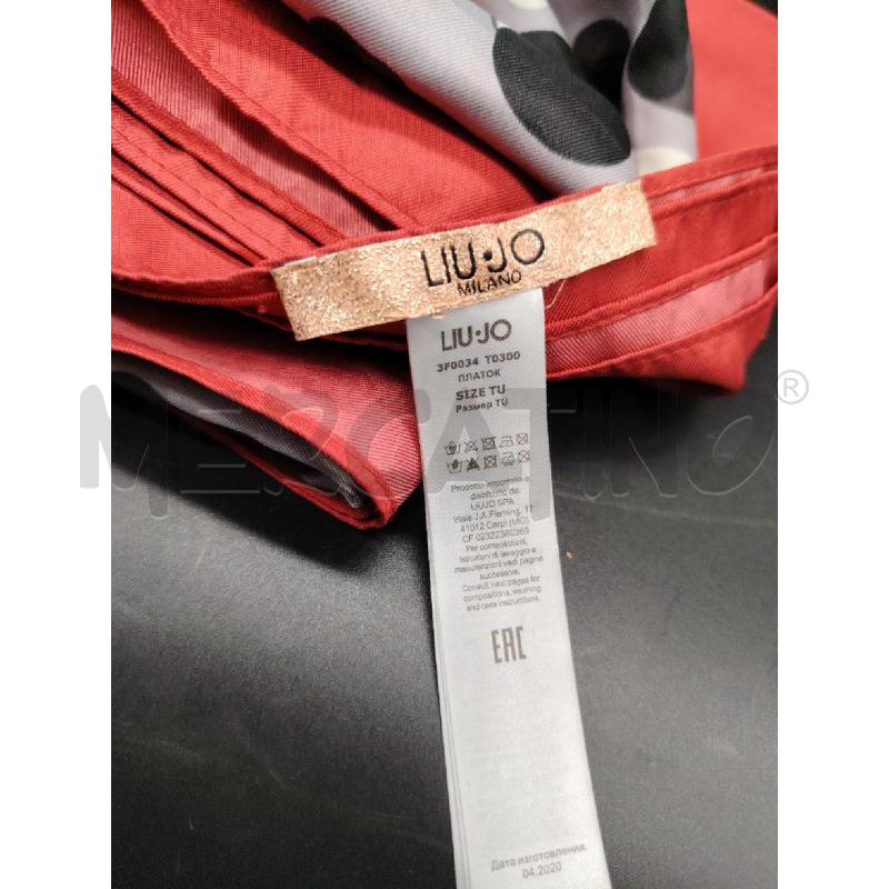 FOULARD LIU JO MACULATO PROFILI RSS | Mercatino dell'Usato Roma eur 2