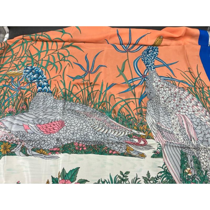 FOULARD SALVATORE FERRAGAMO ANATRE PROF BLU | Mercatino dell'Usato Roma eur 3