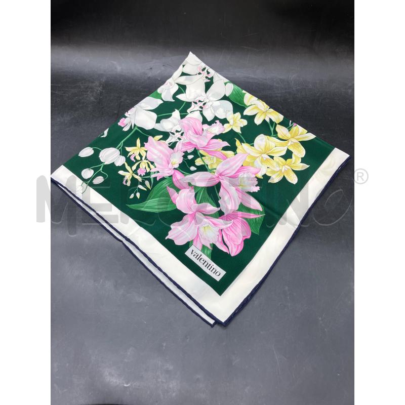 FOULARD VALENTINO VE FIORI BI A | Mercatino dell'Usato Roma eur 1