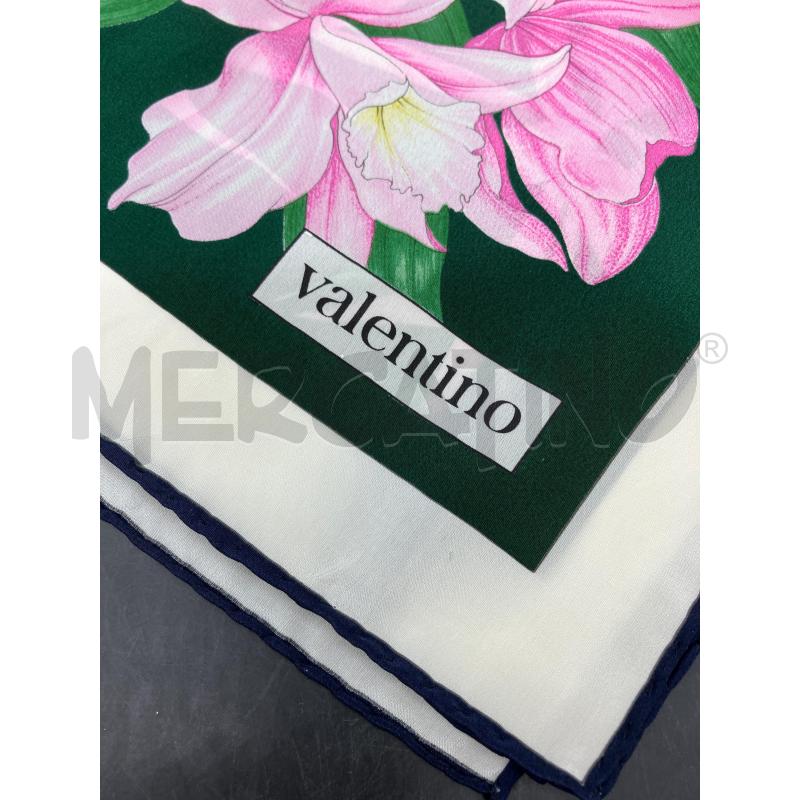 FOULARD VALENTINO VE FIORI BI A | Mercatino dell'Usato Roma eur 2