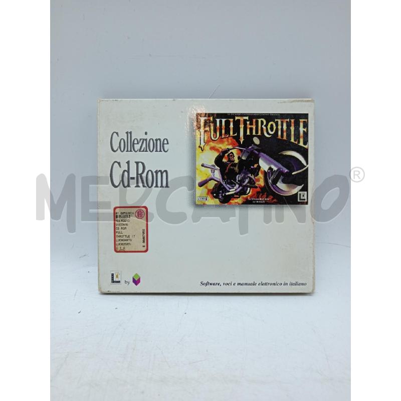 FULL THROTTLE CD ROM | Mercatino dell'Usato Roma eur 1