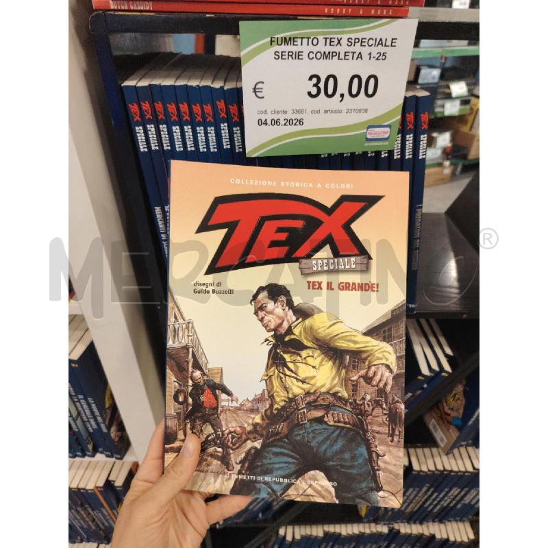 FUMETTO TEX SPECIALE SERIE COMPLETA 1-25 | Mercatino dell'Usato Roma eur 2