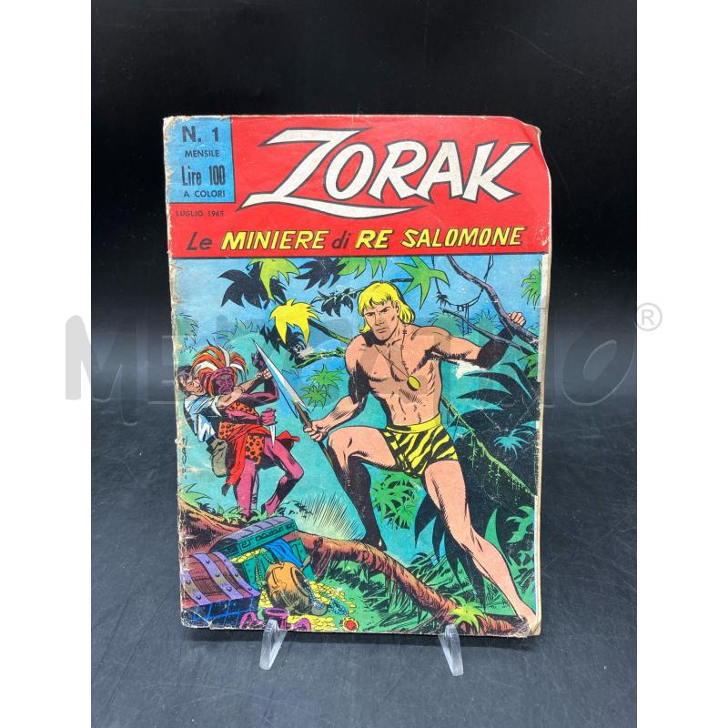 FUMETTO ZORAK LE MINIERE DI RE SALOMONE 1965 | Mercatino dell'Usato Roma eur 1