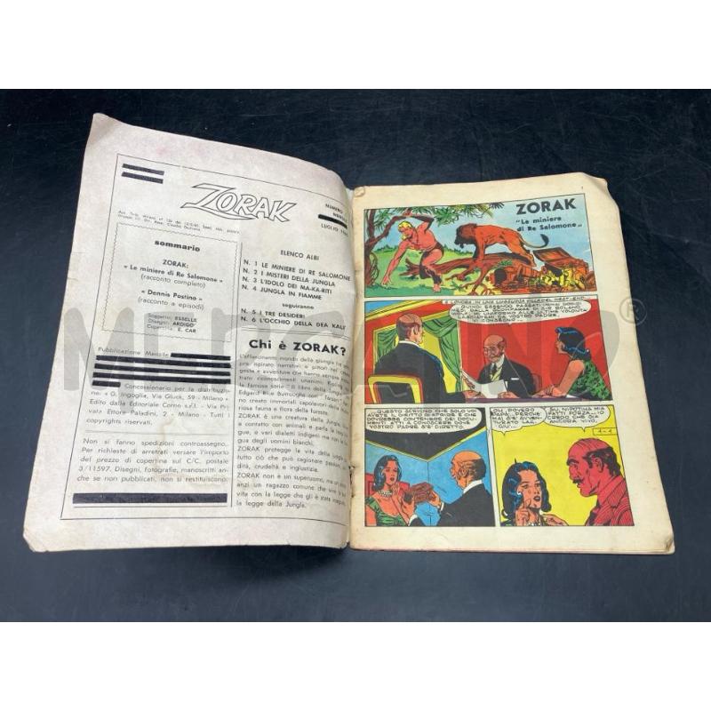 FUMETTO ZORAK LE MINIERE DI RE SALOMONE 1965 | Mercatino dell'Usato Roma eur 3