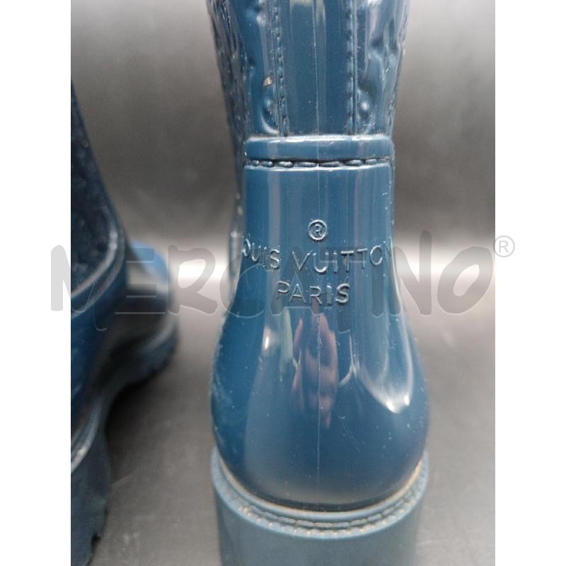 GALOSCE LOUIS VUITTON BLU VERNICE MONOGRAM  | Mercatino dell'Usato Roma eur 4