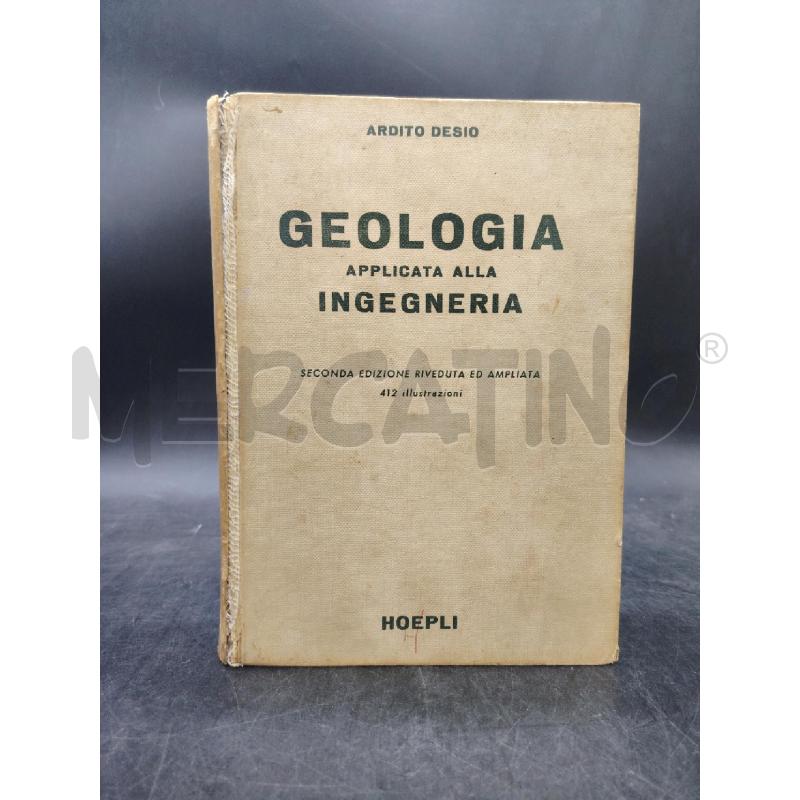 GEOLOGIA APPLICATA ALLA INGEGNERIA HOEPLI | Mercatino dell'Usato Roma eur 1