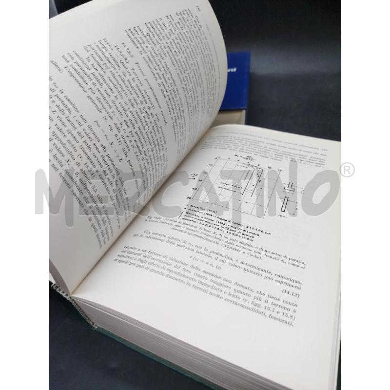 GEOTECNICA E TECNICA DELLE FONDAZIONI HOEPLI 2 VOL | Mercatino dell'Usato Roma eur 3