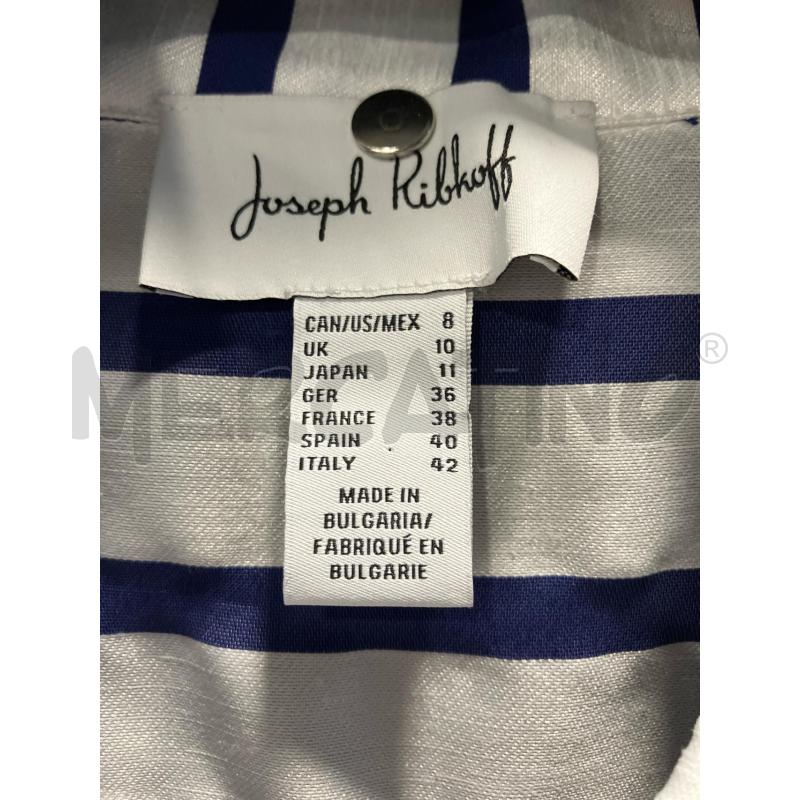 GIACCA DONNA RIBKOFF BIA RIGHE BLU ZIP | Mercatino dell'Usato Roma eur 2