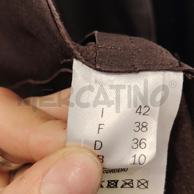 GIACCA D ANTONELLI FIRENZE PELLE MARRONE | Mercatino dell'Usato Roma eur 2