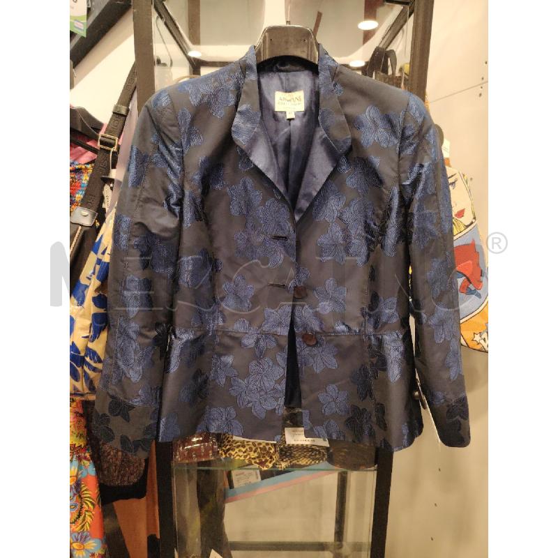 GIACCA D ARMANI COLELZIONI BLU RICAMO  | Mercatino dell'Usato Roma eur 1