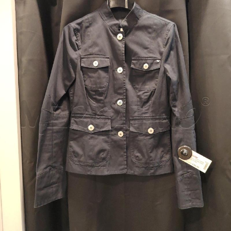 GIACCA D ARMANI JEANS BLU BOTT ARG  | Mercatino dell'Usato Roma eur 1