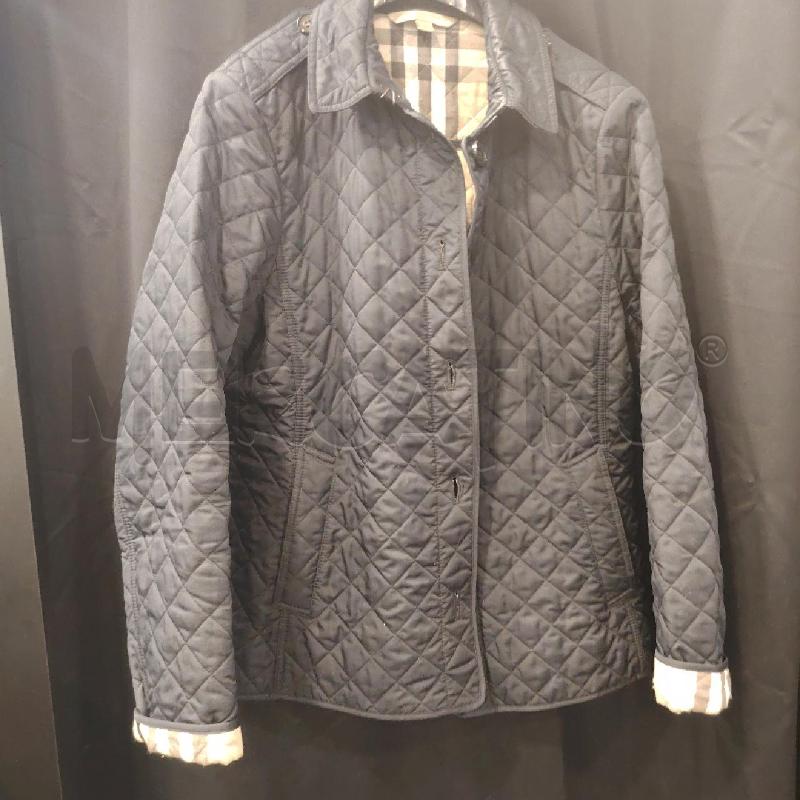 GIACCA D BURBERRY BLU TRAMPUNTATO INT TARTAN | Mercatino dell'Usato Roma eur 1