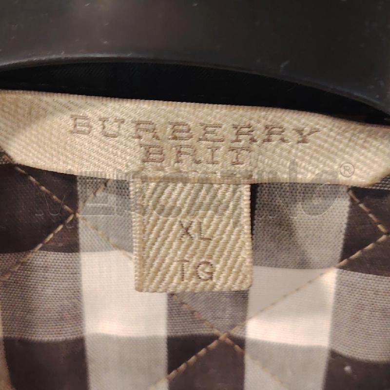 GIACCA D BURBERRY BLU TRAMPUNTATO INT TARTAN | Mercatino dell'Usato Roma eur 2