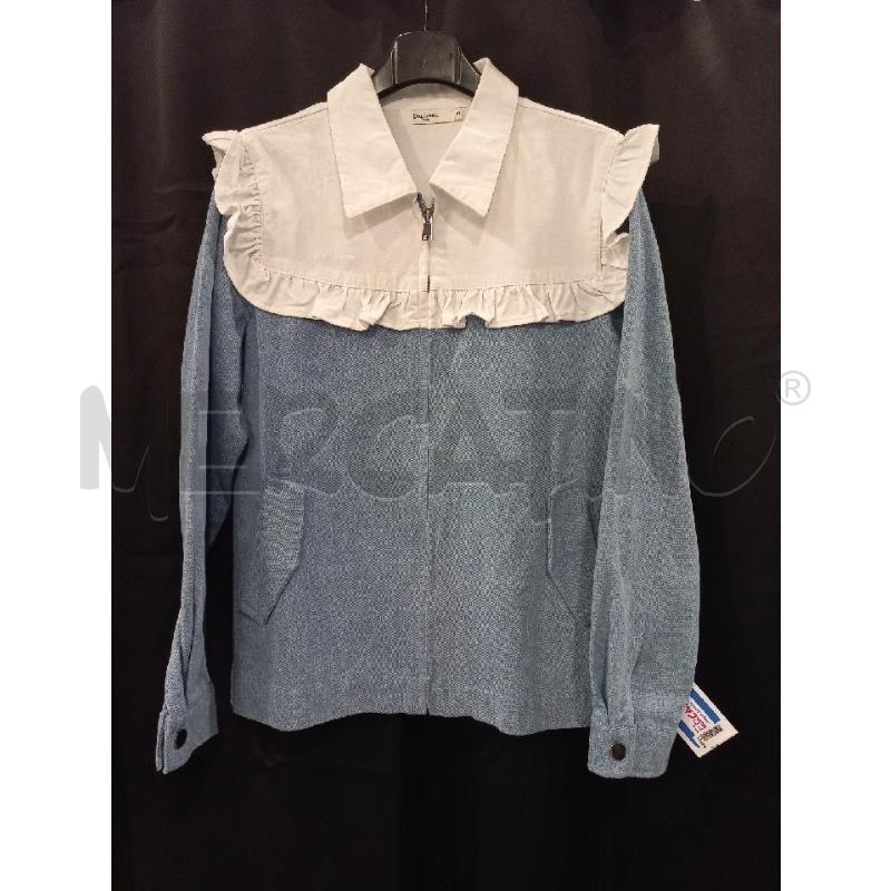 GIACCA D DAPHNEA DENIM COLLETTO  | Mercatino dell'Usato Roma eur 1