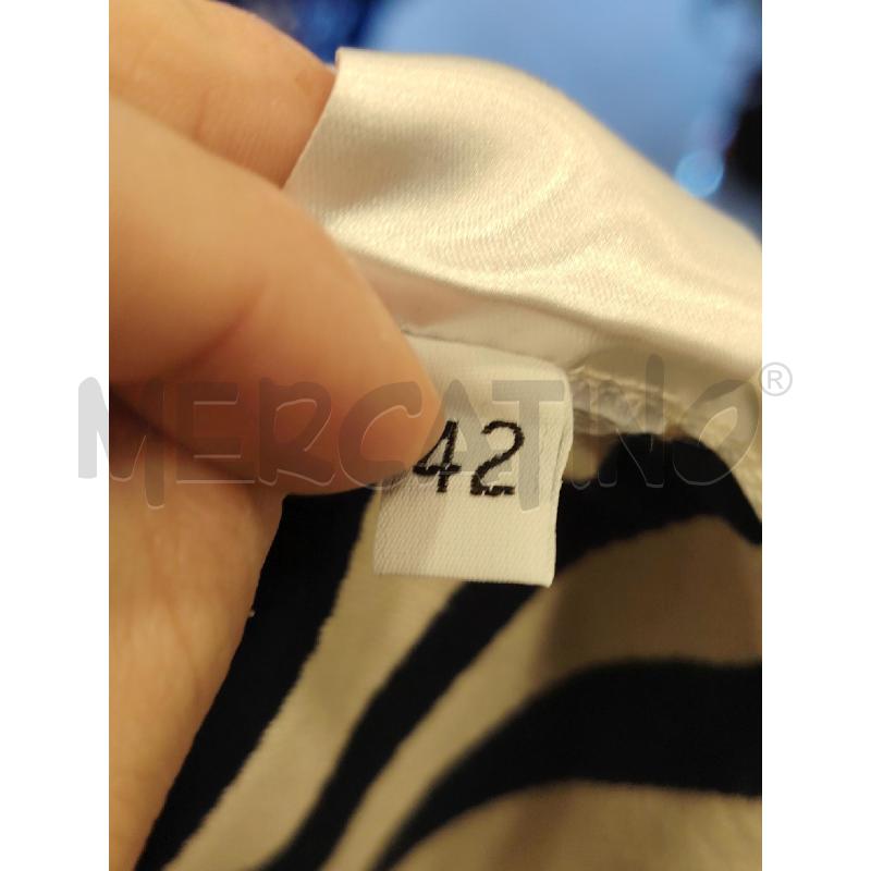 GIACCA D ERIKA CAVALLINI RIGHE BLU BIA | Mercatino dell'Usato Roma eur 2