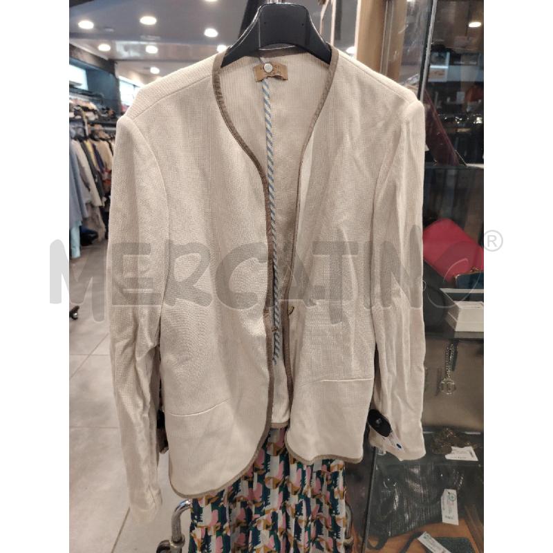 GIACCA D FALCONERI BEIGE/NE | Mercatino dell'Usato Roma eur 1