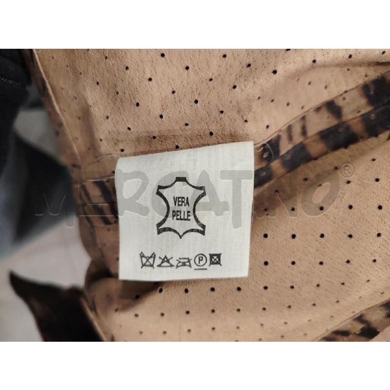 GIACCA D MABRUN PELLE SFODERATA ANIMALIER TIGRATO | Mercatino dell'Usato Roma eur 4