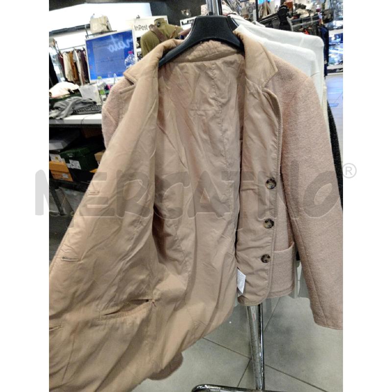 GIACCA D MARELLA DOUBLE BEIGE  | Mercatino dell'Usato Roma eur 3