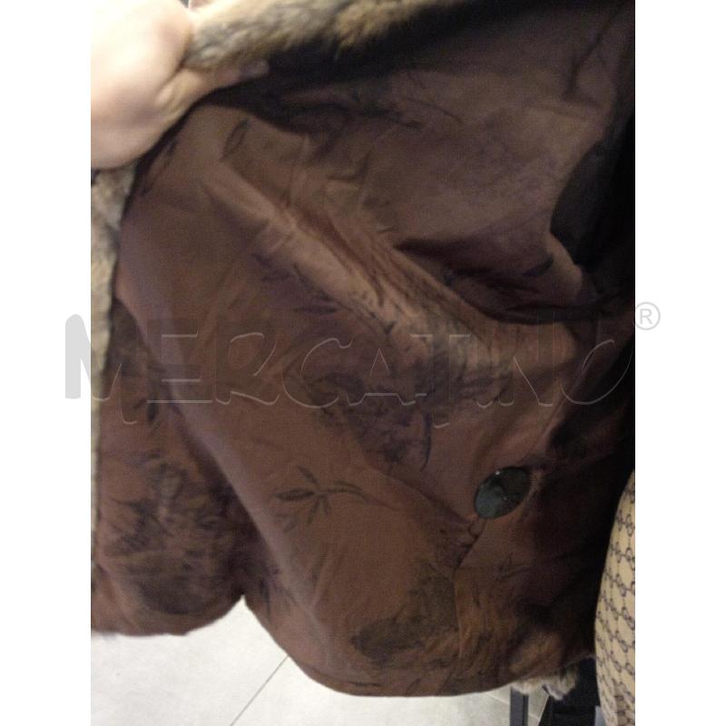 GIACCA D PELLICCIA LAPIN CON PELLE  | Mercatino dell'Usato Roma eur 2