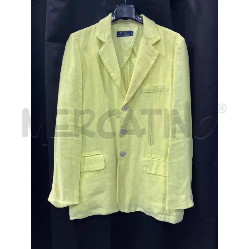 GIACCA D RALPH LAUREN GIALLO FLUO  | Mercatino dell'Usato Roma eur 1