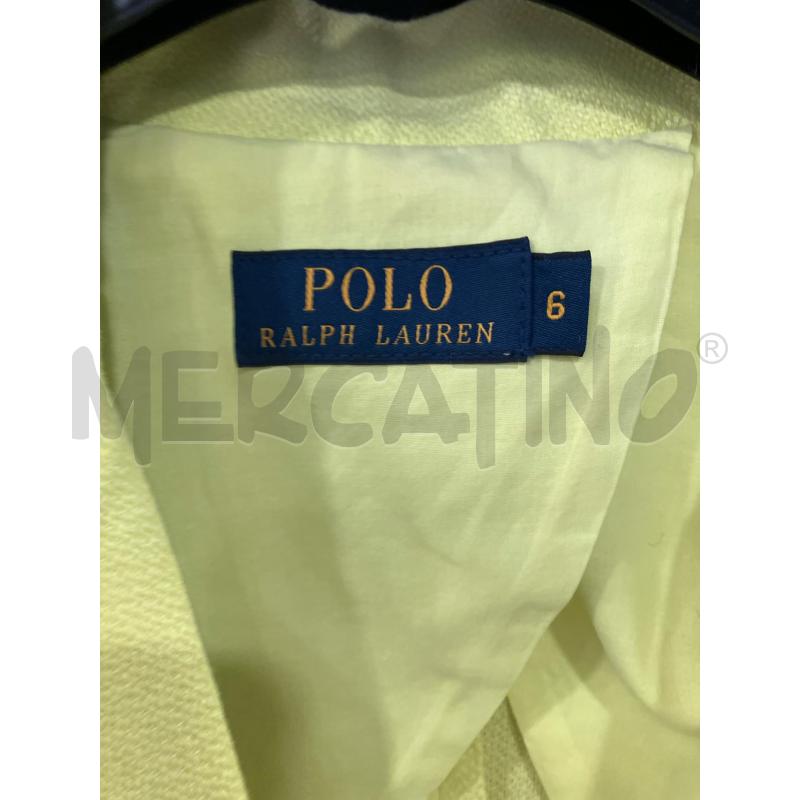 GIACCA D RALPH LAUREN GIALLO FLUO  | Mercatino dell'Usato Roma eur 2