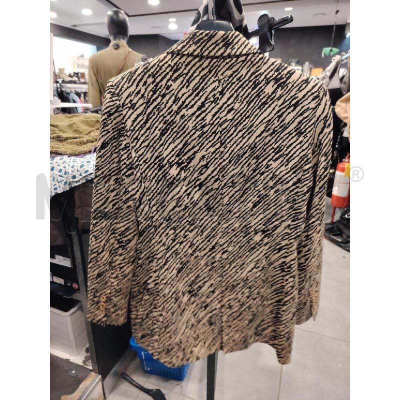 GIACCA D SOALLURE ZEBRATO MARRONE | Mercatino dell'Usato Roma eur 3