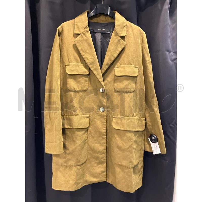 GIACCA D ZARA VER LINO COTONE  | Mercatino dell'Usato Roma eur 1