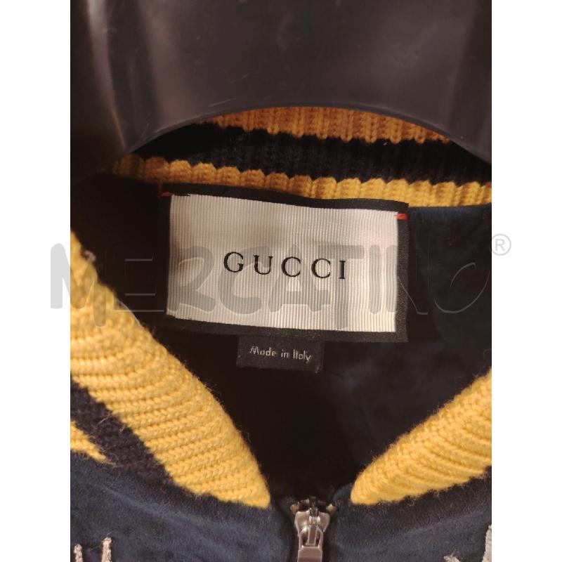 GIACCA GUCCI CAMPIONARIO VELLUTO BLU NAVY DRAGHI CINESI | Mercatino dell'Usato Roma eur 3
