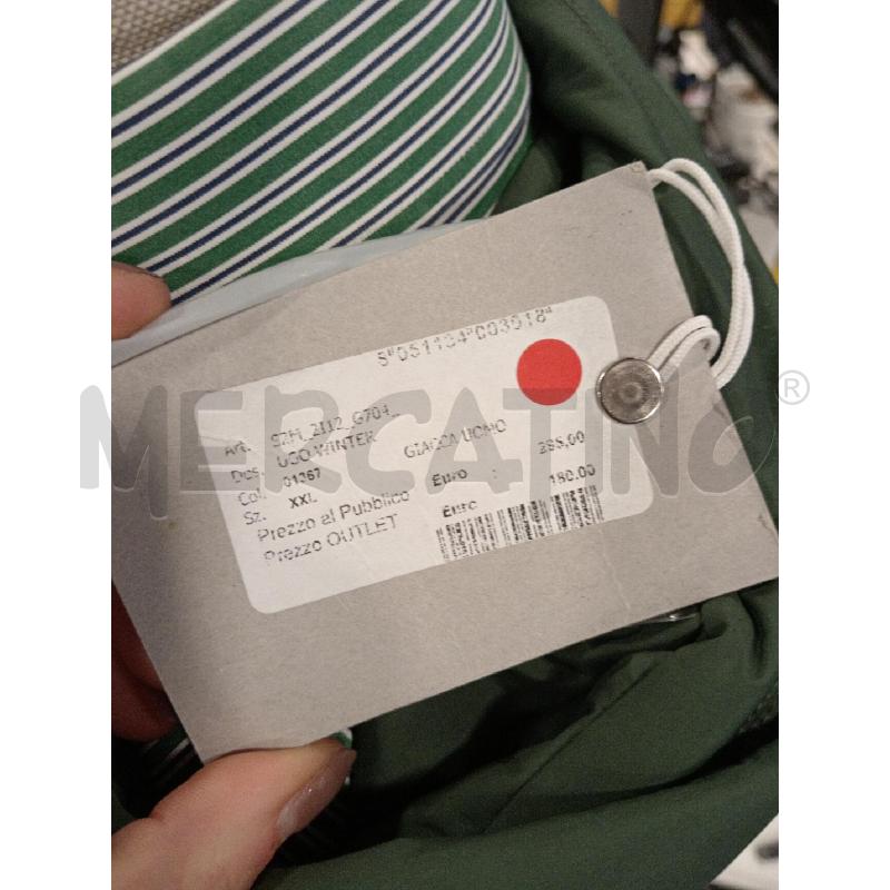GIACCA U ASPESI VERDE UGO WINTER ETICHETTA | Mercatino dell'Usato Roma eur 3