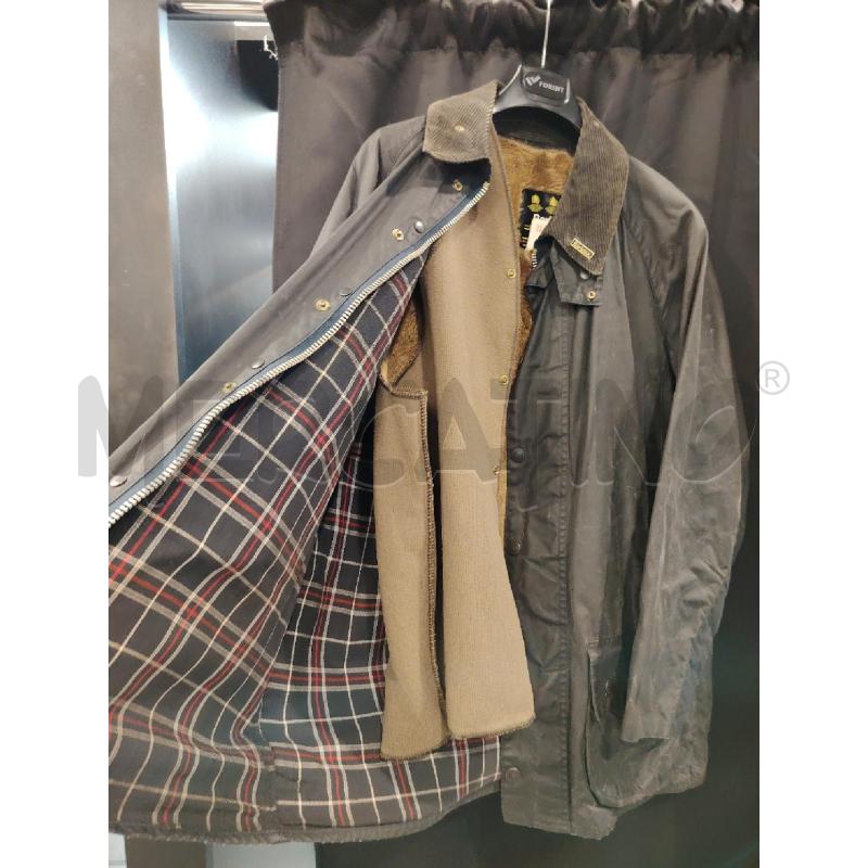GIACCA U BARBOUR VERDE + GILET PELO | Mercatino dell'Usato Roma eur 2