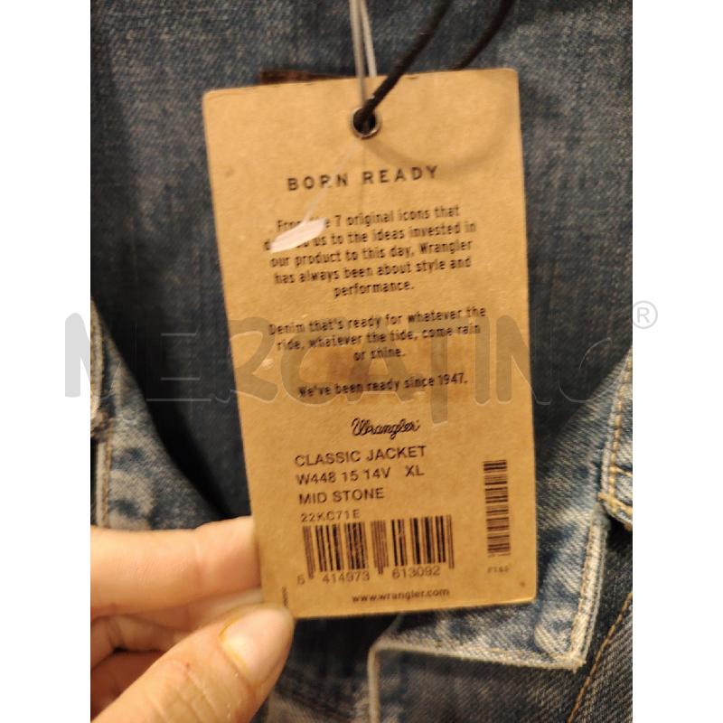 GIACCA U WRANGLER DENIM ETICHETTA | Mercatino dell'Usato Roma eur 2