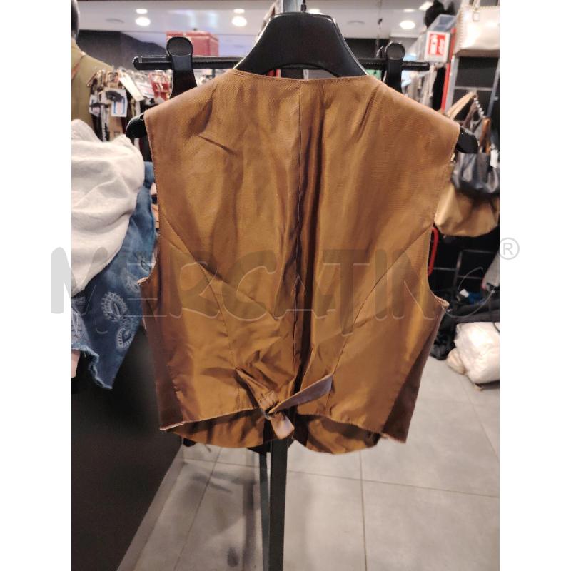 GILET D SOALLURE MARRONE LUCIDO | Mercatino dell'Usato Roma eur 3
