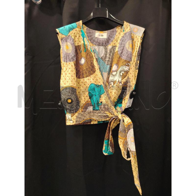 GILET D VICOLO ANIMALI SAVANA FANTASIA | Mercatino dell'Usato Roma eur 1