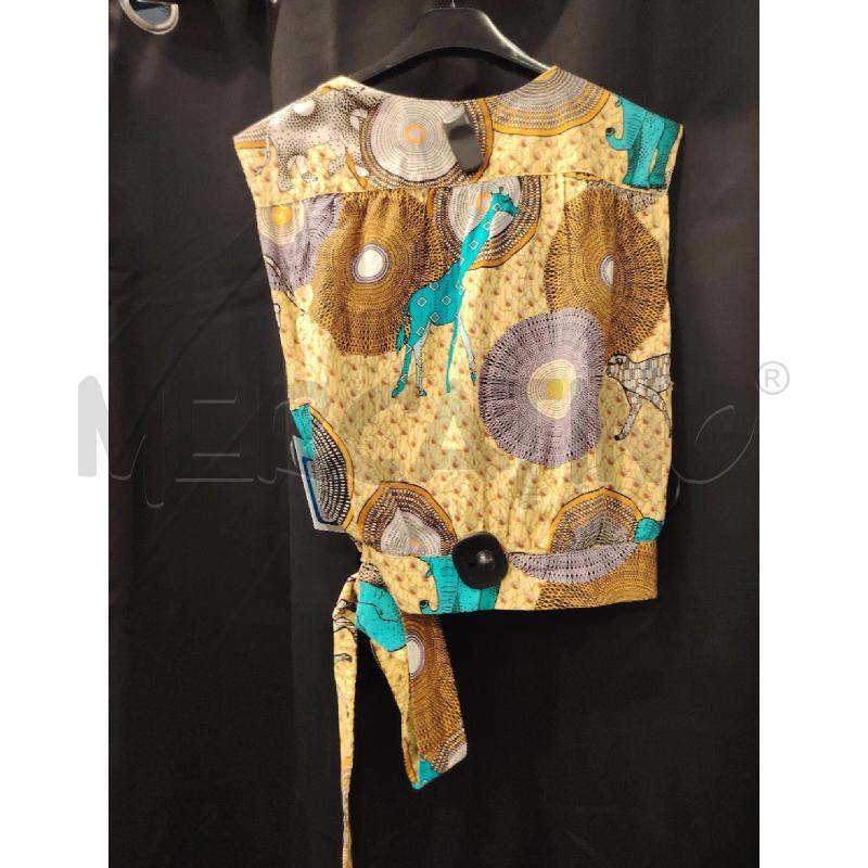 GILET D VICOLO ANIMALI SAVANA FANTASIA | Mercatino dell'Usato Roma eur 3