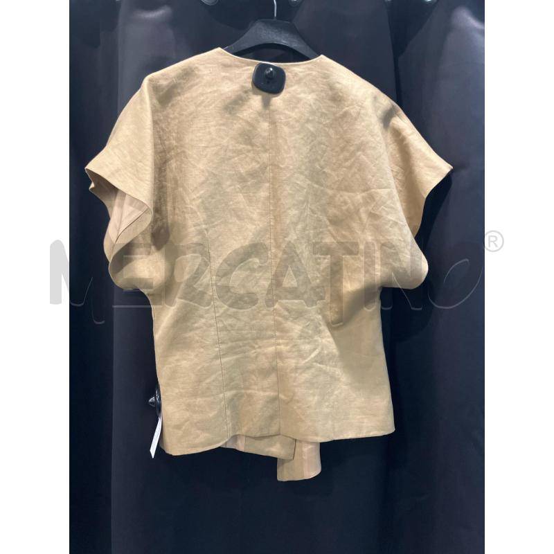 GILET D VICOLO BEI LINO  | Mercatino dell'Usato Roma eur 2