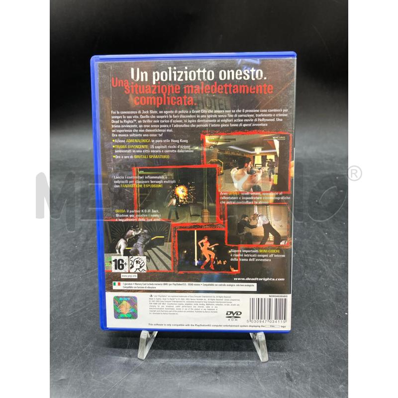 GIOCHI PS2 DEAD TO RIGHTS | Mercatino dell'Usato Roma eur 2