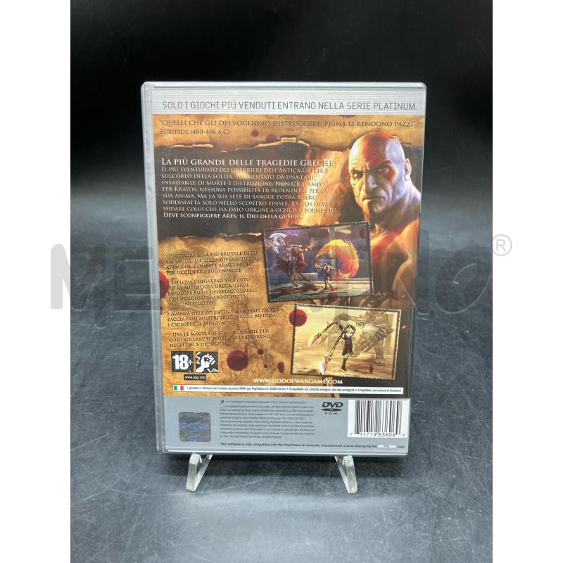 GIOCHI PS2 GOD OF WAR  | Mercatino dell'Usato Roma eur 2
