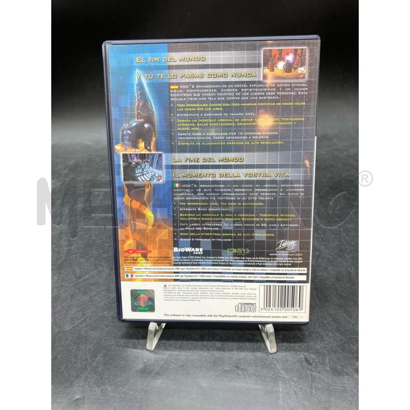 GIOCHI PS2 MDK 2  | Mercatino dell'Usato Roma eur 2