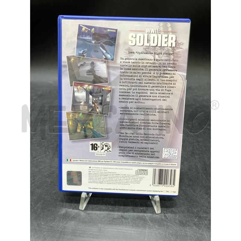 GIOCHI PS2 SOLDIER | Mercatino dell'Usato Roma eur 2