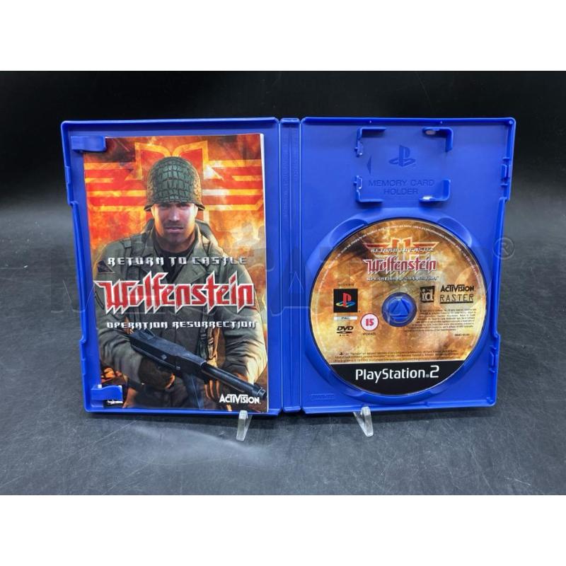 GIOCHI PS2 WOLFENSTEIN | Mercatino dell'Usato Roma eur 3